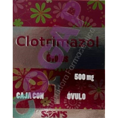 GE CLOTRIMAZOL SONS 1 OVULO 500 MG