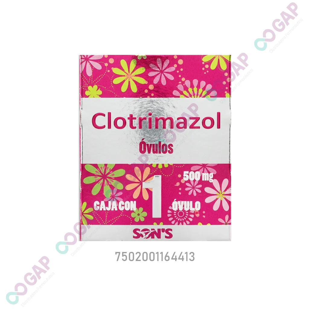 GE CLOTRIMAZOL SONS 1 OVULO 500 MG