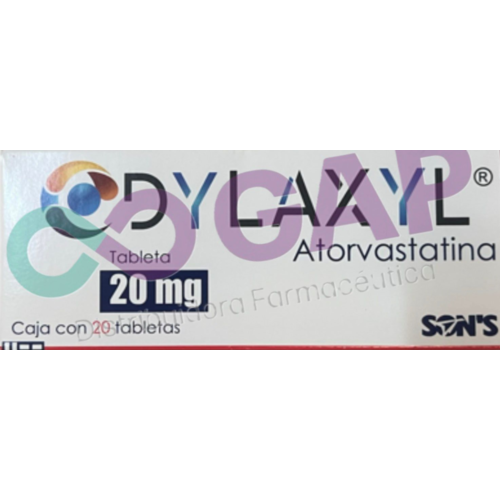 GE ATORVASTATINA DYLAXYL 20 MG 20 TABLETAS