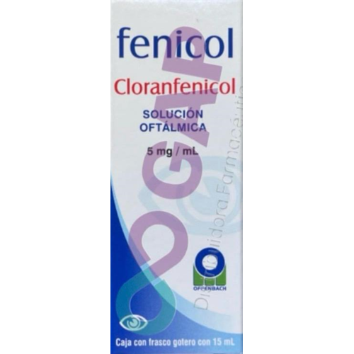 GE CLORANFENICOL FENICOL SOL OFT 0.5% FCO GOTERO 15 ML