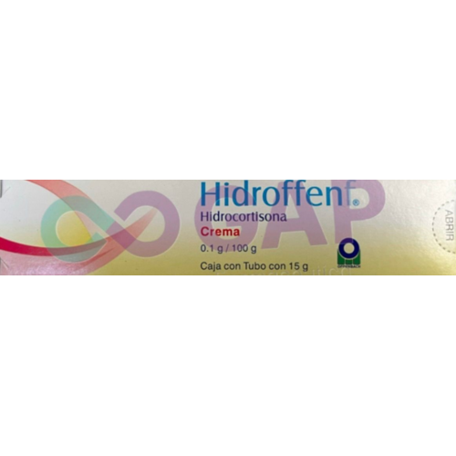 GE HIDROCORTISONA HIDROFFEN CREMA 0.1G/100G TUBO 15 G