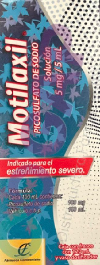 GE PICOSULFATO DE SODIO MOTILAXIL SOL 5MG/5ML 120 ML