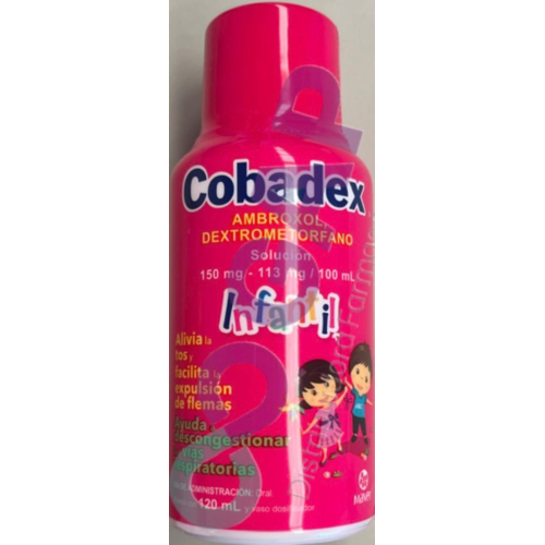 GE AMBROXOL/DEXTROMETORFANO COBADEX INF JBE 120 ML