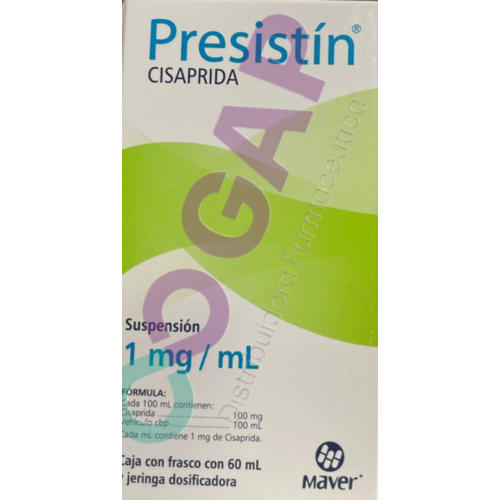 GE CISAPRIDA PRESISTIN SUSPENSION 1MG/ML FCO 60 ML