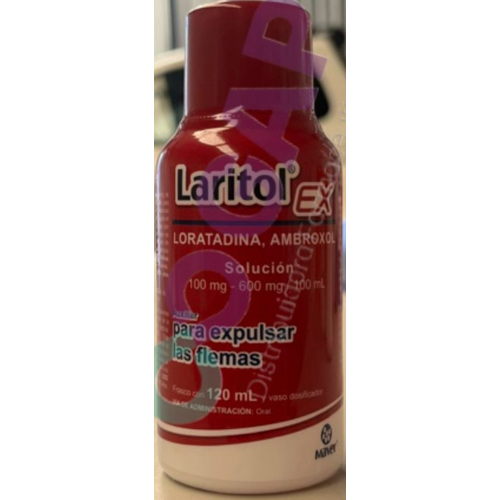 GE AMBROXOL/LORATADINA LARITOL EX SOL 120 ML