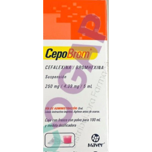 GE CEFALEXINA/BROMHEXINA CEPOBROM SUSP 100 ML