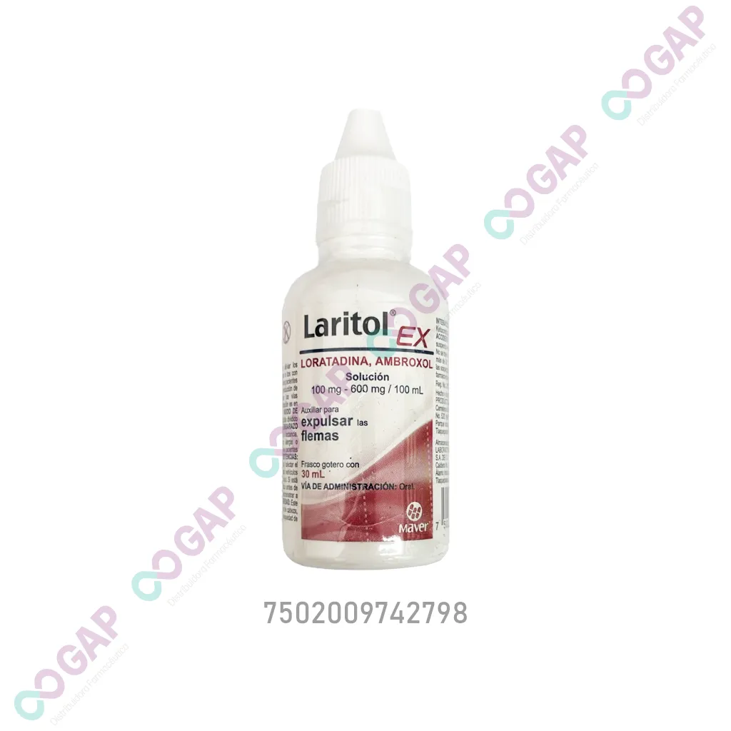 GE LORATADINA/AMBROXOL LARITOL EX GTS 30 ML