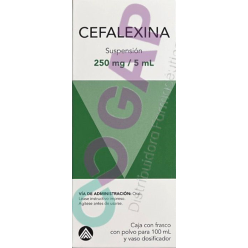 GE CEFALEXINA SUSP 250 MG 100 ML MEDIGEN MAVER