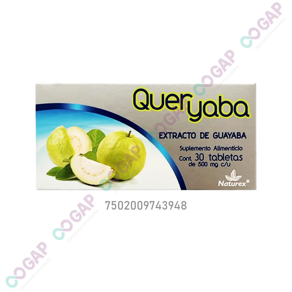 QUERYABA 500 MG 30 TABLETAS | Farmacias Rosa
