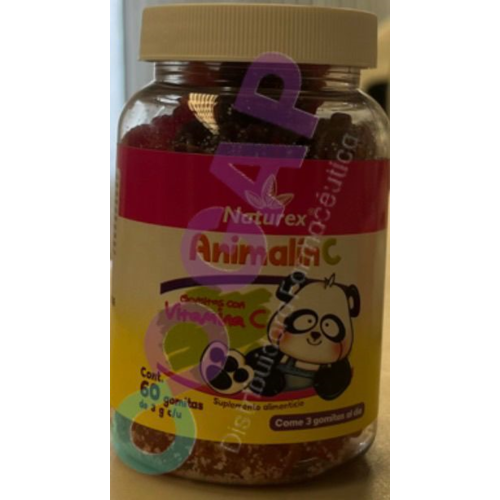 ANIMALIN GOMITAS VIT C 75 PZAS