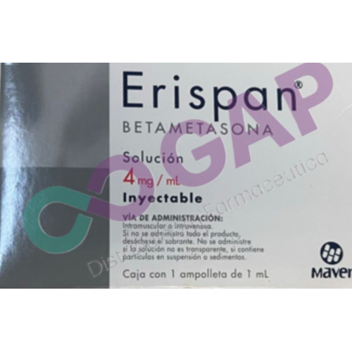 GE ERISPAN BETAMETASONA 4MG/ML 1 AMPOLLETA INY