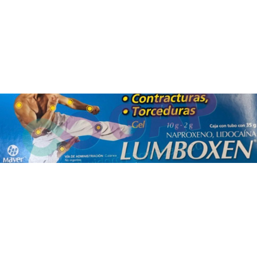 GE NAPROXE/LIDOCA LUMBOXEN AZUL GEL 35 G