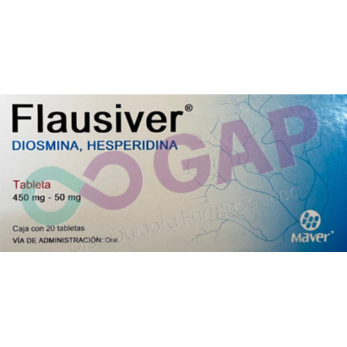 GE DIOSMINA/HESPERIDINA FLAUSIVER 450/50MG 20 TABLETAS
