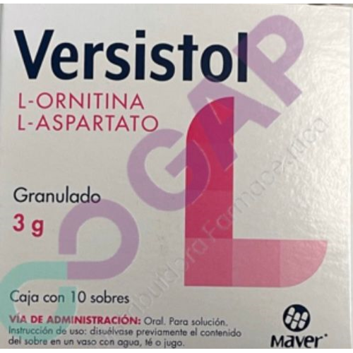 GE L-ORNITINA/L-ASPARTATO VERSISTOL GRANULADO 3 G 10 SOBRES