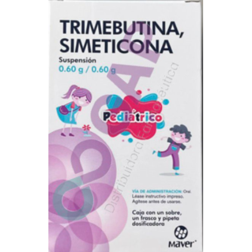 GE TRIMEBUTINA/SIMETICONA SUSP 0.60/0.60G FCO 26 ML