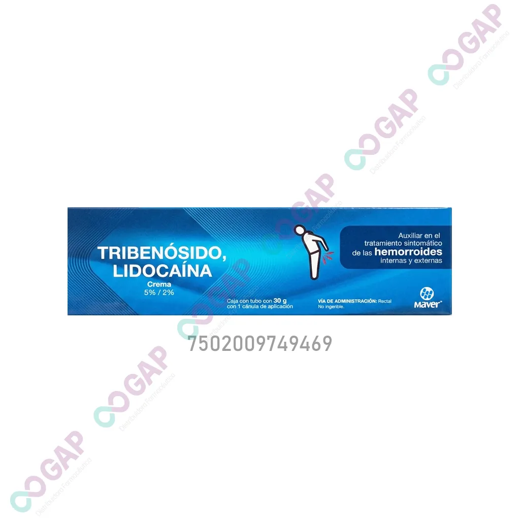 GE TRIBENOSIDO/LIDOCAINA 5%/2% CRA MAVER