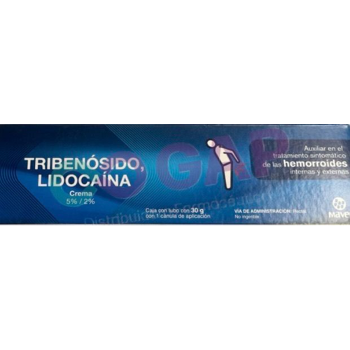 GE TRIBENOSIDO/LIDOCAINA 5%/2% CRA MAVER