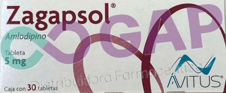 GE AMLODIPINO 5MG C/30 TAB ZAGAPZOL AVITUS