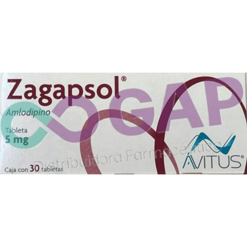 GE AMLODIPINO 5MG C/30 TAB ZAGAPZOL AVITUS