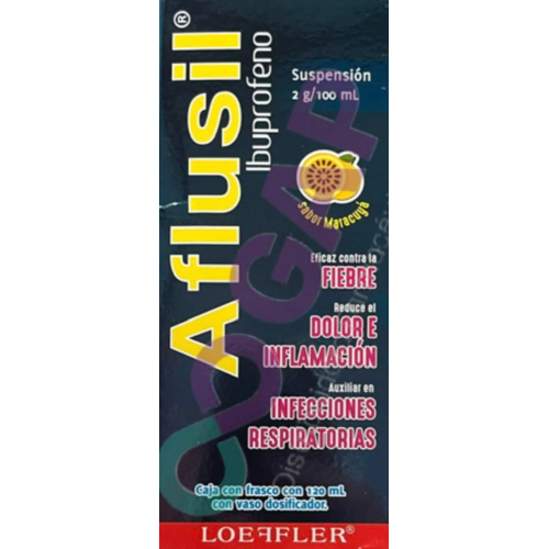 GE IBUPROFENO AFLUSIL SUSP 2G/100ML 120 ML