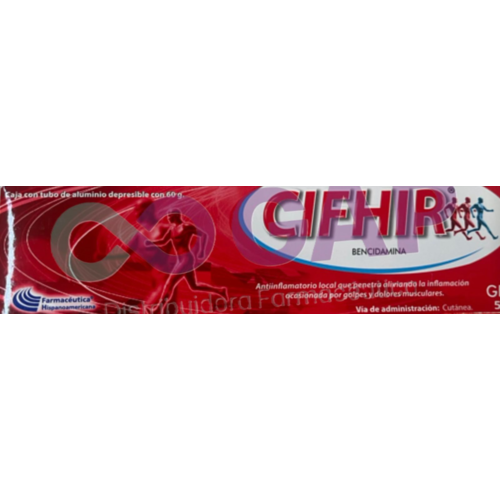 GE BENCIDAMINA CIFHIR GEL 5% TUBO CON 60 G