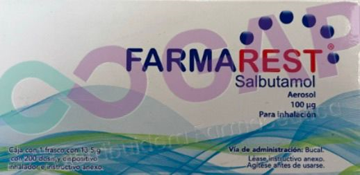 GE SALBUTAMOL FARMAREST AEROSOL 100UG 200 DOSIS