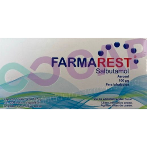 GE SALBUTAMOL FARMAREST AEROSOL 100UG 200 DOSIS