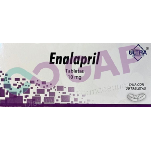GE ENALAPRIL ULTRA 10 MG 30 TABLETAS