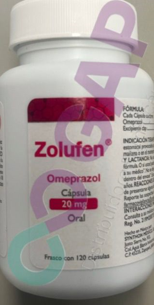 GE OMEPRAZOL ZOLUFEN 20 MG 120 CAPSULAS