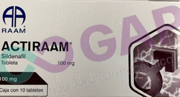 GE SILDENAFIL 100MG C/10 TAB ACTIRAAM