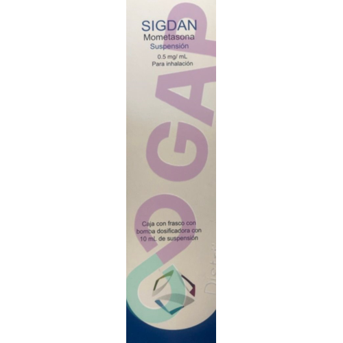 GE MOMETASONA SIGDAN SUSP INHALACION 0.5MG/ML 60 DOSIS FCO 10 ML