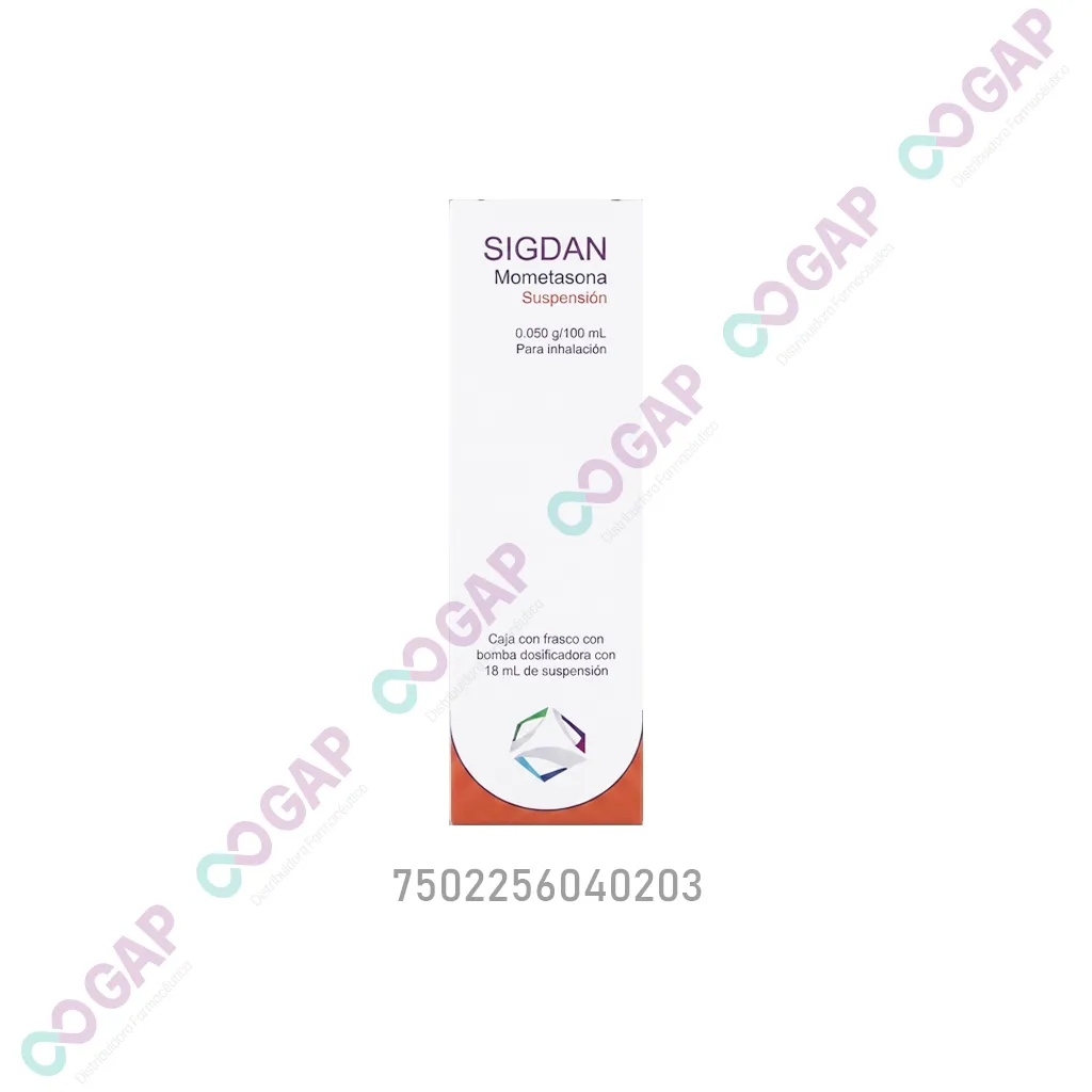 GE MOMETASONA SIGDAN SUSP PARA INHALACION 0.050G/100ML 18 ML
