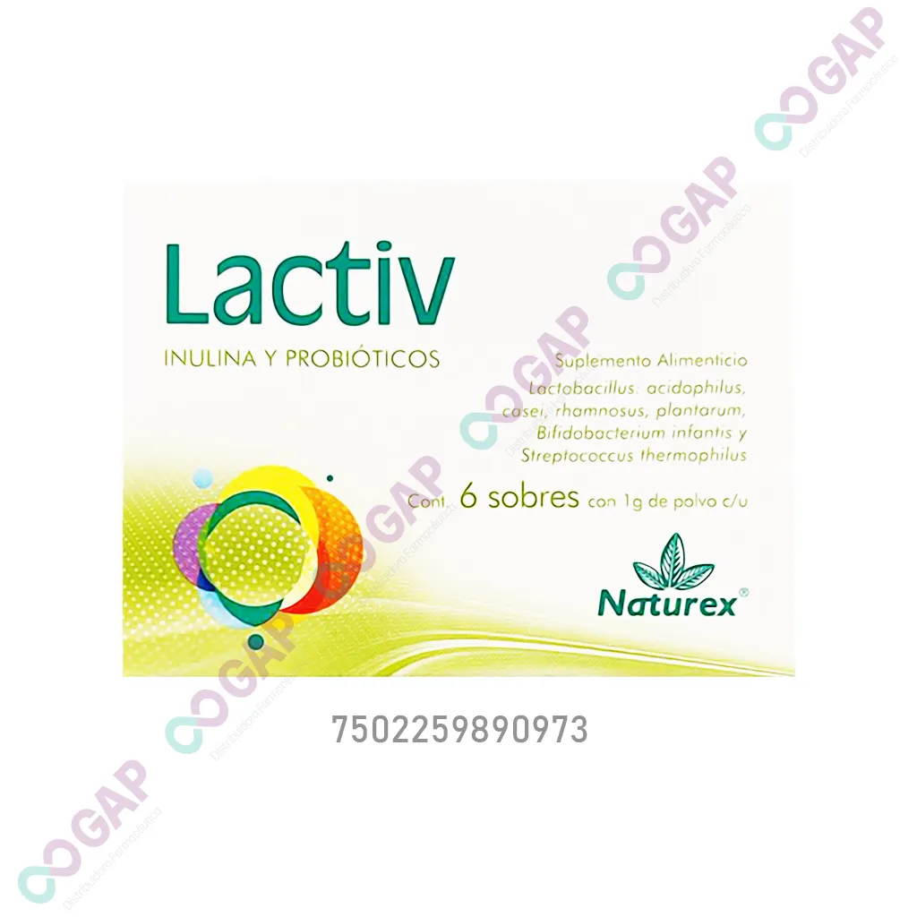 LACTIV C/6 SOBRES POLVO 1 G