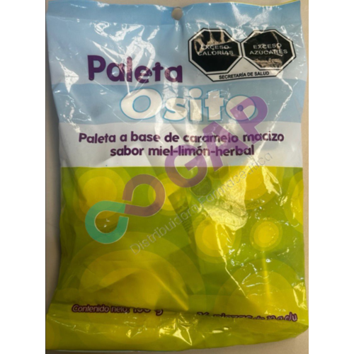 PALETA OSITO  C/16 PZAS 10 G