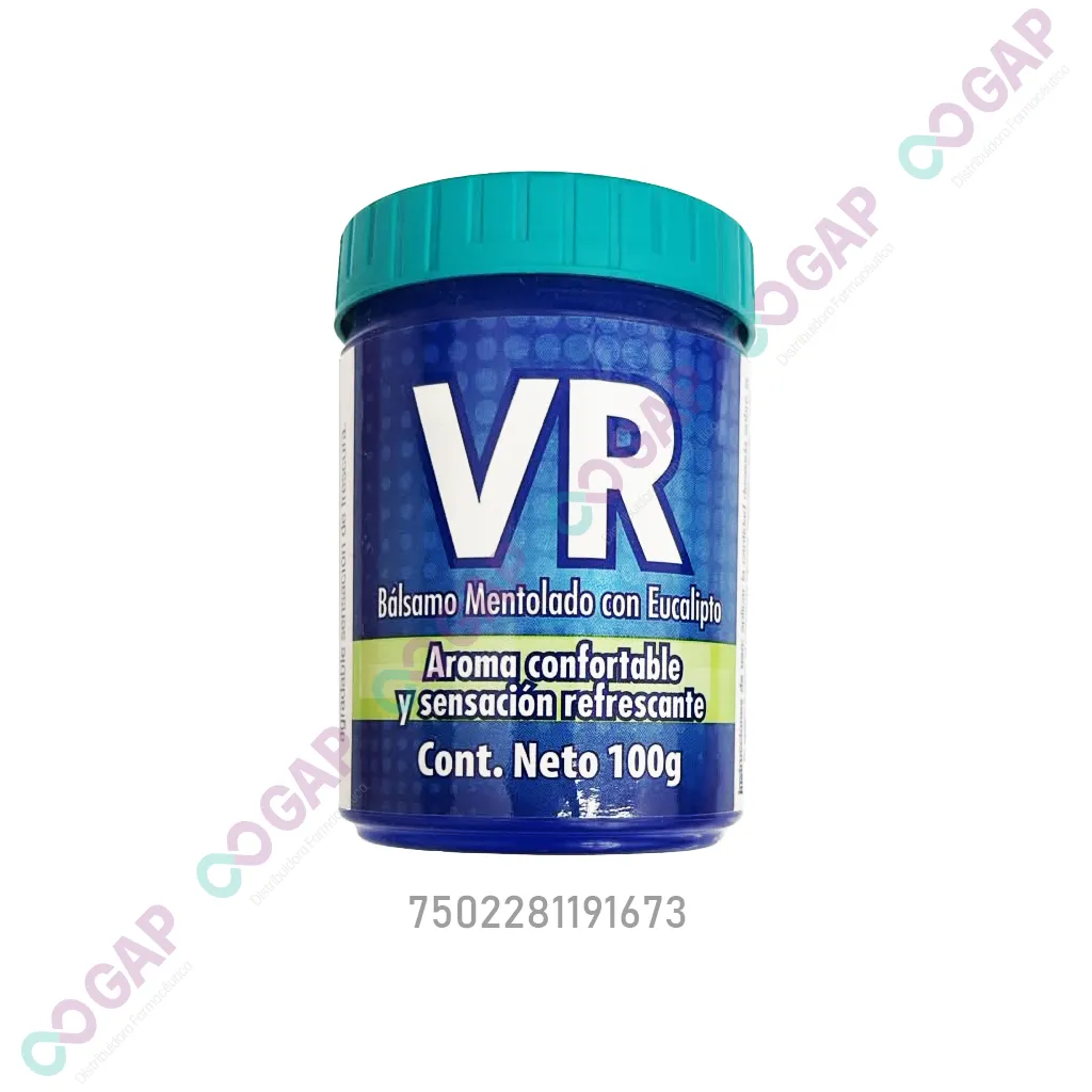 VR BALSAMO MENTOLADO C/EUCALIPTO TARRO 100 G