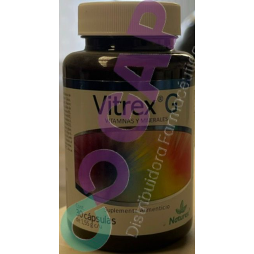 VITREX G VITAMINAS Y MINERALES 30 CAPSULAS