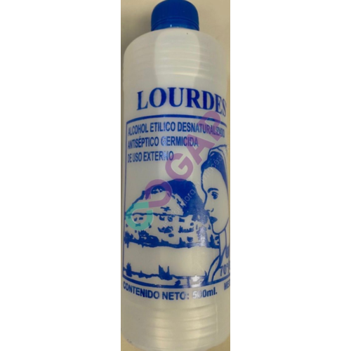 ALCOHOL ETILICO DESNATURALIZADO LOURDES 70% 500 ML