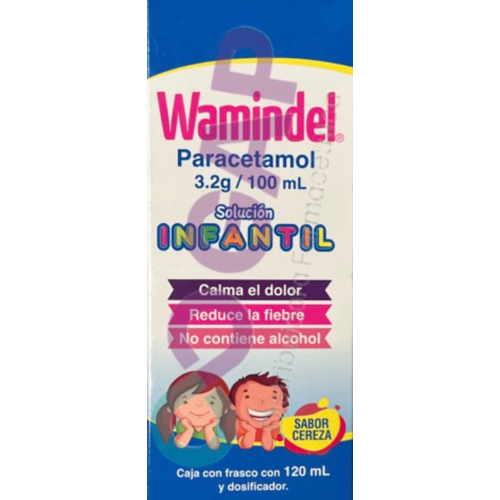 GE PARACETAMOL WAMINDEL INF SOL 120 ML