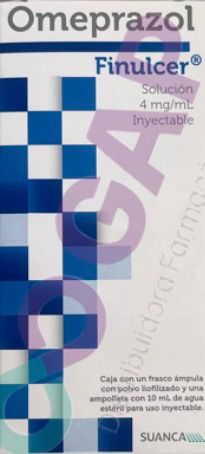 GE OMEPRAZOL FINULCER SOL INY AMP 10 ML