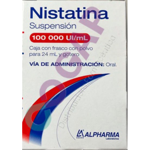 GE NISTATINA SUSP ALPHARMA 100 000UI/ML 24 ML