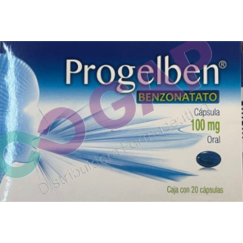 GE BENZONATATO PROGELBEN 100 MG 20 CAPSULAS