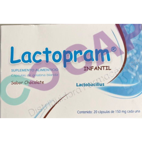 LACTOPRAM INFANTIL C/20 CAPSULAS 150 MG