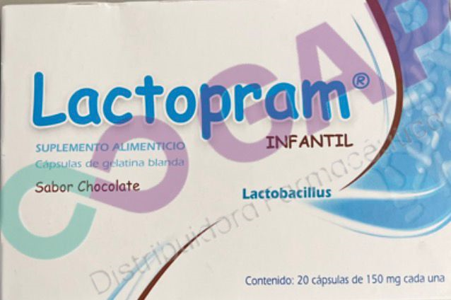 LACTOPRAM INFANTIL C/20 CAPSULAS 150 MG