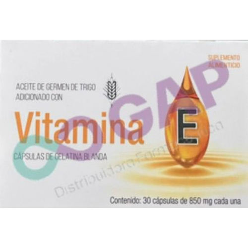 VITAMINA E 850 MG 30 CAPSULAS