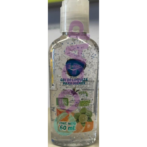 GEL ANTIBACTERIAL SANAX 70% FCO 60 ML