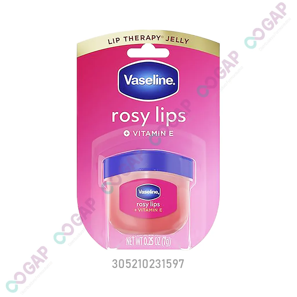 BALSAMO LABIAL VASELINE LIP THERAPY ROSY LIPS 7 G