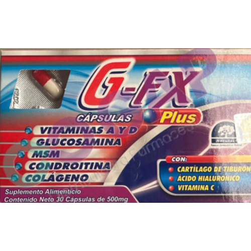 G-FX PLUS 500 MG 30 CAPSULAS
