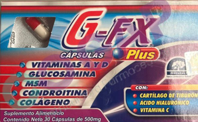 G-FX PLUS 500 MG 30 CAPSULAS