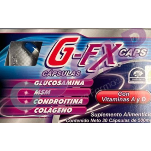 G-FX 30 CAPS 113.6/50/10/500 MG