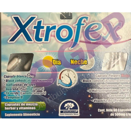 XTROFEX DIA-NOCHE 60 CAPSULAS 500 MG